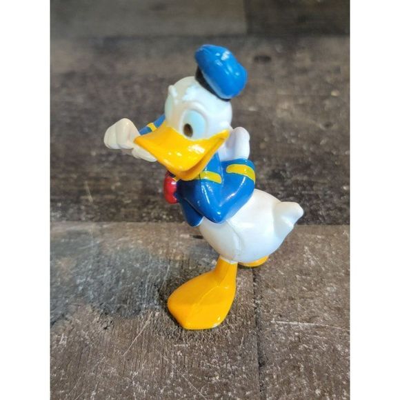 Disney Jolly happy Donald Duck toy figure Mickey Mouse - Picture 2 of 4